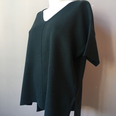 Schwarzes T-Shirt ATOS Grösse 40