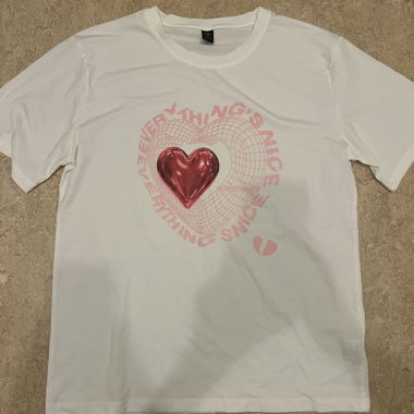 Shirt mit Herz Bedruck