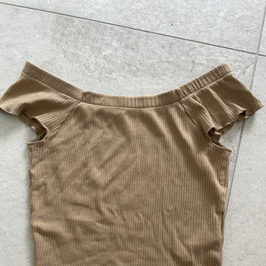 Crop Top beige