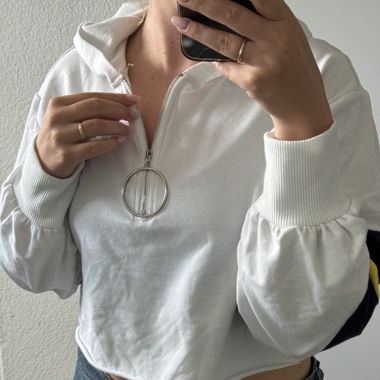 Cute white sweater