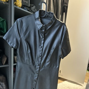 New Look Lederkleid