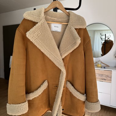 Faux fur winter jacket