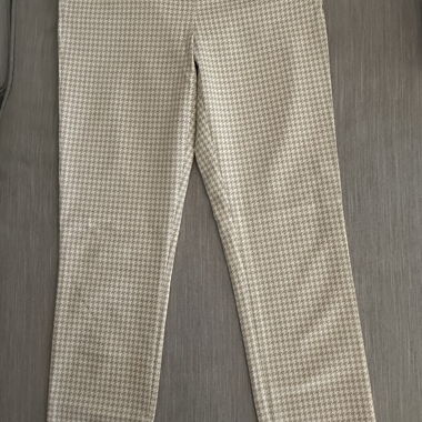 Pantalon Sézane motif pied-de-poule