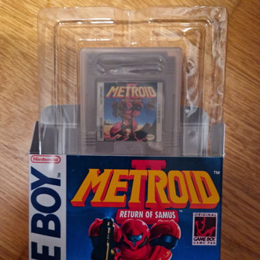 Game boy return of samus2 mit spiel und cover