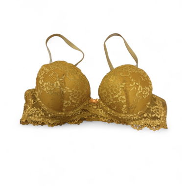 Reggiseno in pizzo giallo