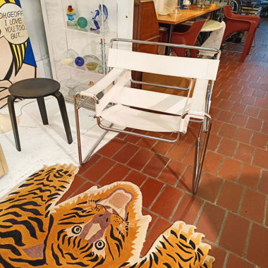 Fauteuil de design vintage Wasilly chromé