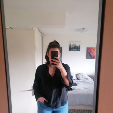 Linen black blouse 🖤
