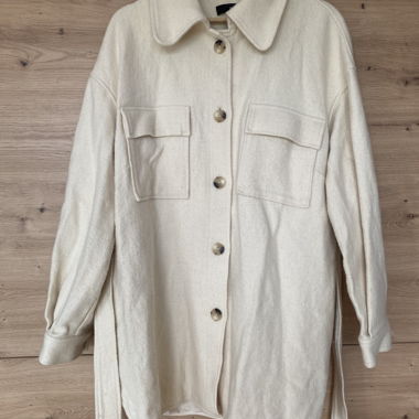 Beige Belted Coat