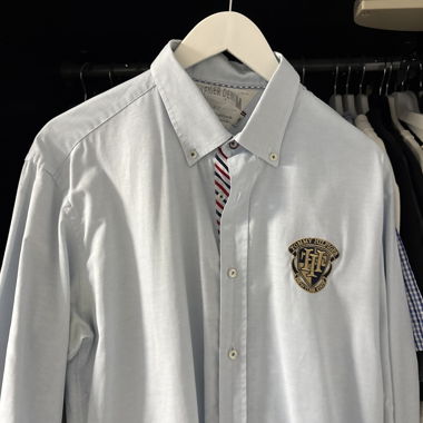 Camicia Tommy Hilfiger azzurro chiaro