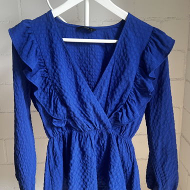 Blue Pigalle Blouse M