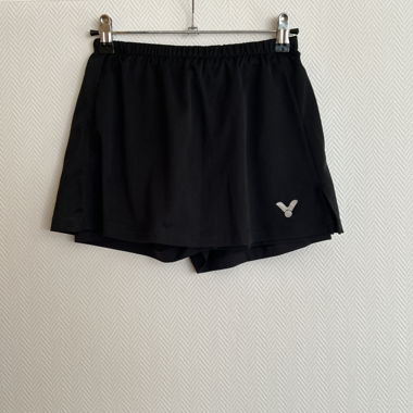 Gonna-pantaloncino sportiva nera Victor