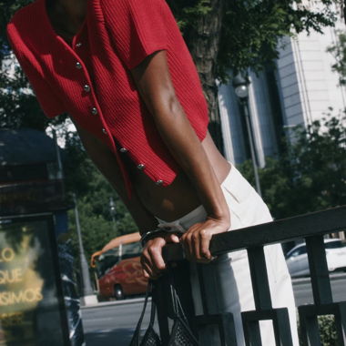 Red H&M Cardigan