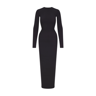 Skims FITS EVERYBODY CREW NECK LONG SLEEVE DRESS