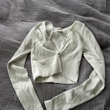 Longsleeve corto bianco Urban Outfitters