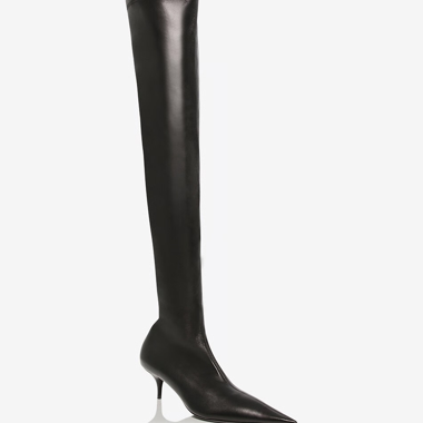 Balenciaga Bottes en cuir nappa stretch 