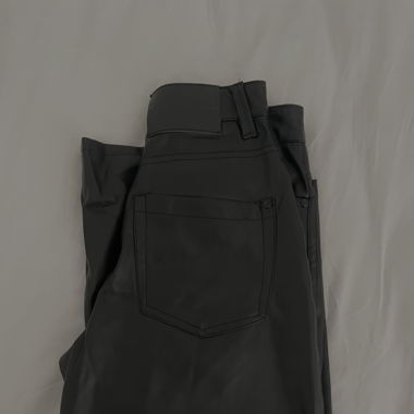 Leder Jeans