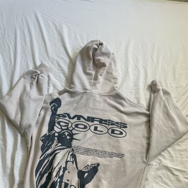 COLD beige hoodie