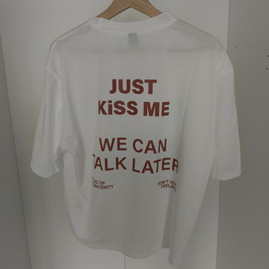 T-shirt blanc (Just Kiss me)