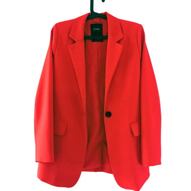 Statement Blazer von Pull&Bear – in kräftigem Rot