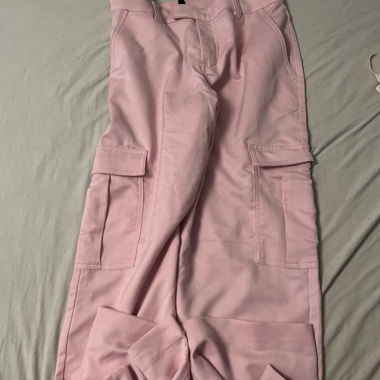 Pantalon cargo rose H&M Divided taille 36
