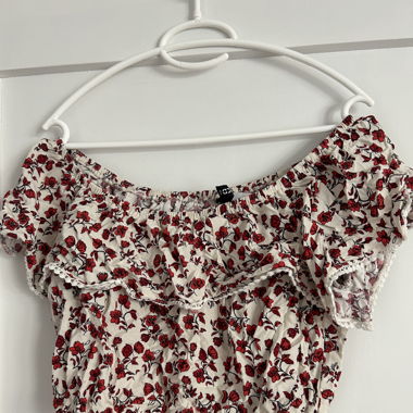 Boho bauchfreies Shirt