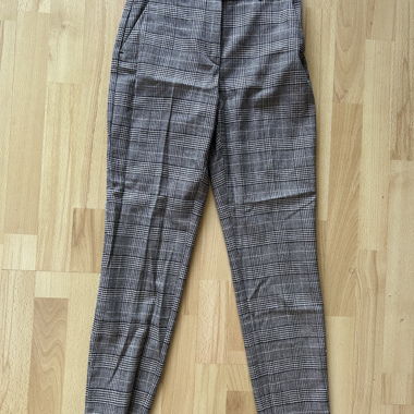 Plaid Check Trousers