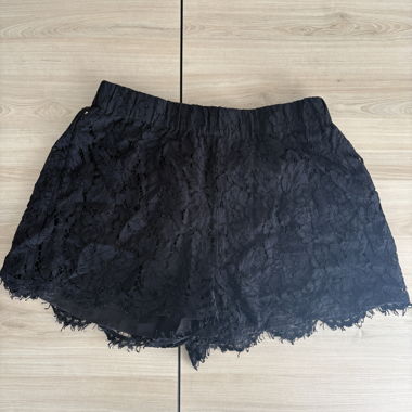 Black Lace Shorts