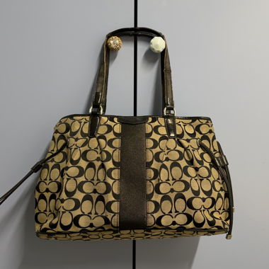 Sac bandoulière Coach à monogramme