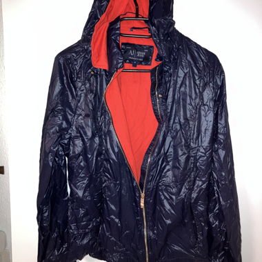 Armani Jeans – giacca antivento leggera, Navy