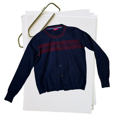 Gilet cardigan bleu marine