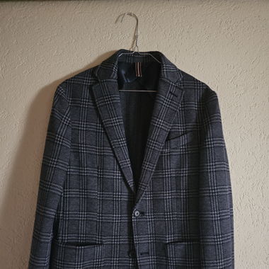 Herren Sakko Gr. M Karo, Herbst Winter Look