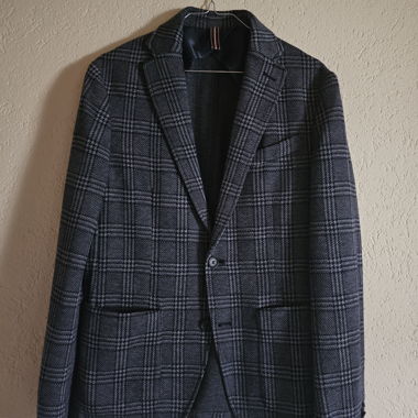 Herren Sakko Gr. M Karo, Herbst Winter Look