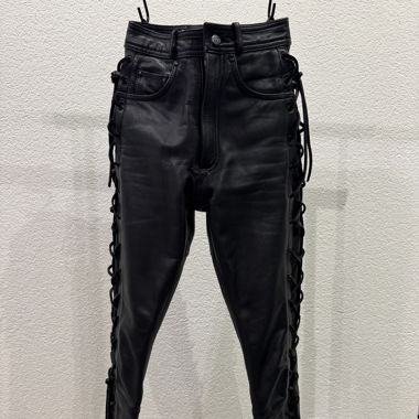 IXS Schnür Biker-Lederhose Gr. 38 Wie Neu
