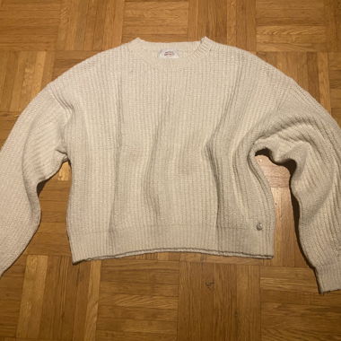 Warm cozy knitted sweater
