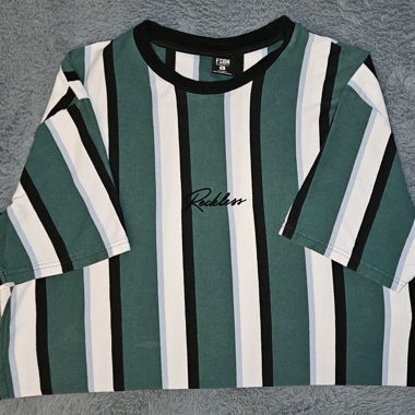 T-shirt a righe FSBN "Reckless" XL