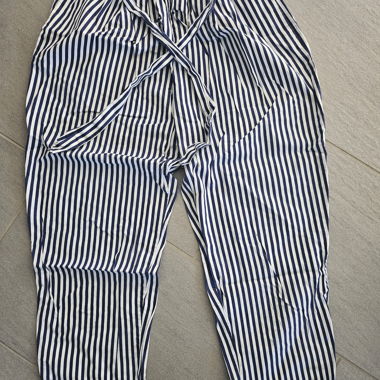 Pantalon léger rayé
