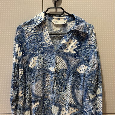 Camicia Zara con motivo cachemire