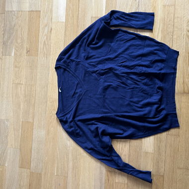 Dark Blue Long Sleeve Sweater