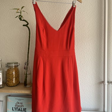 Sézane Red Mini Dress