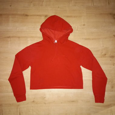 Crop sweatshirt red