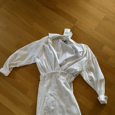 zara white dress