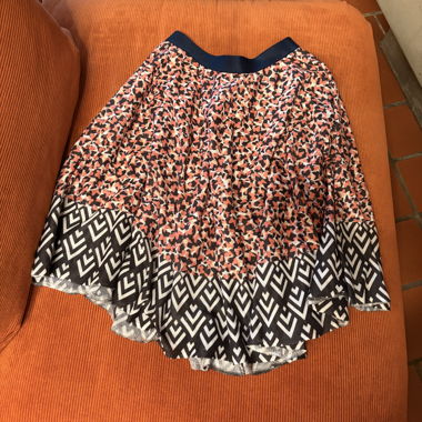 Jupe fluide imprimée