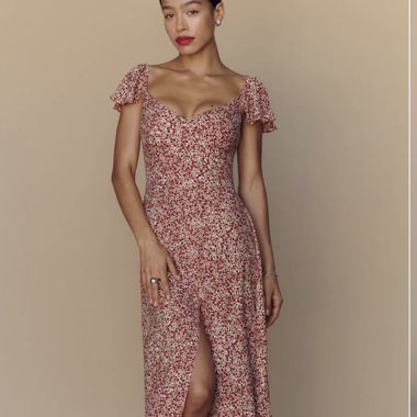 Robe midi Reformation. Prix neuf : 215.–