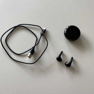Cuffie wireless neri con cavo