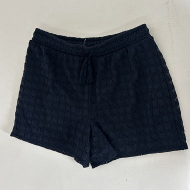 Shorts in pizzo nero