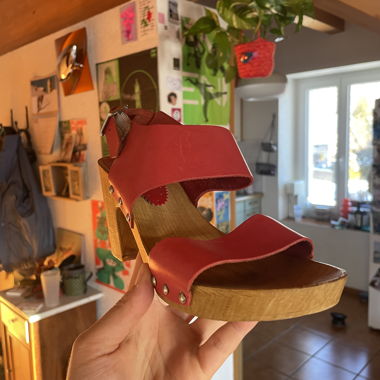 Heeled sandals