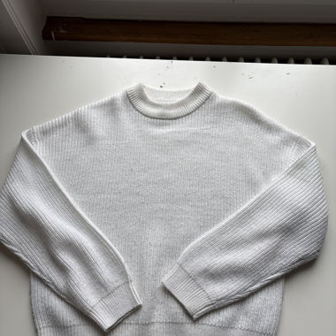 Maglione in maglia bianco