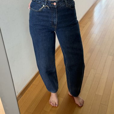 Jeans GANNI a gamba barilotto