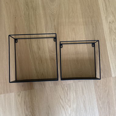 Wandregale Metall 2er-Set