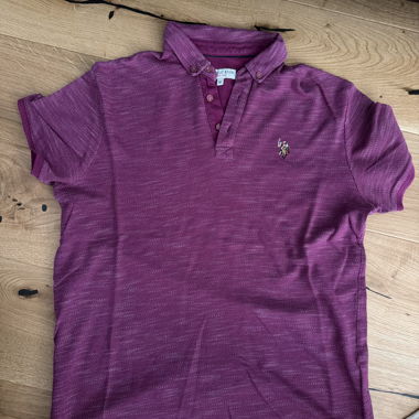 Lilac polo shirt